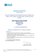 ASF Engineering GmbH - Design Organisation Approval according EASA Part 21J: EASA.21J.596